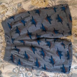 Hanna Andersson Boys Stegosaurus Shorts Size 8